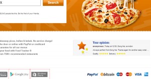 Commander sa pizza en Bitcoin