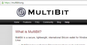 Tutoriel Multibit