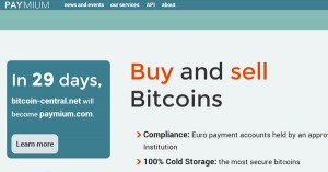 Bitcoin-Central : changement de nom (Paymium)