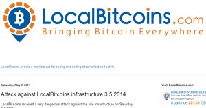 Localbitcoins : attaque en mai 2014
