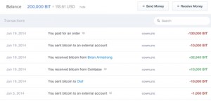 Coinbase : changez les prix en Bits