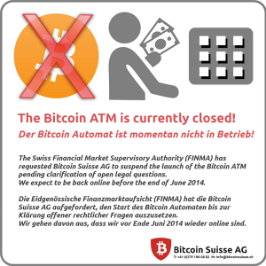 Bitcoin : Suisse, distributeur illégal ?