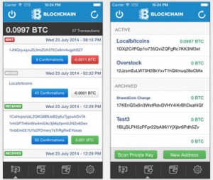 Blockchain sur l'App Store Apple