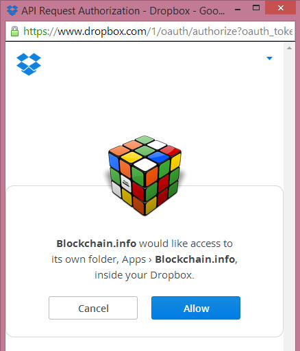 Lien Dropbox Blockchain