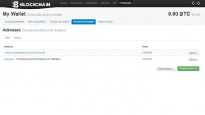 Créer des adresses Blockchain