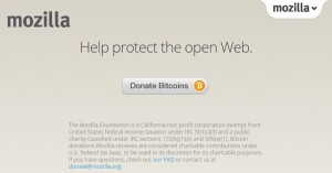La fondation Mozilla accepte le Bitcoin