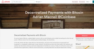 Airbnb invite Coinbase