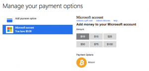 Payez sur Microsoft en Bitcoin