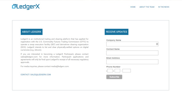 LedgerX : Une bourse de dérivés sur Bitcoin