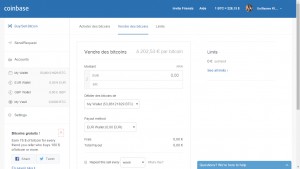 Vendre des Bitcoins sur Coinbase