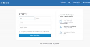 Ouvrir un compte sur Coinbase